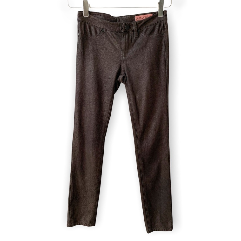 BLANKNYC Spray On Skinny Coated Pants 10 Stretch✨